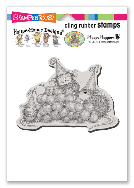 Stampendous Cling Stamp, Birthday Grapes