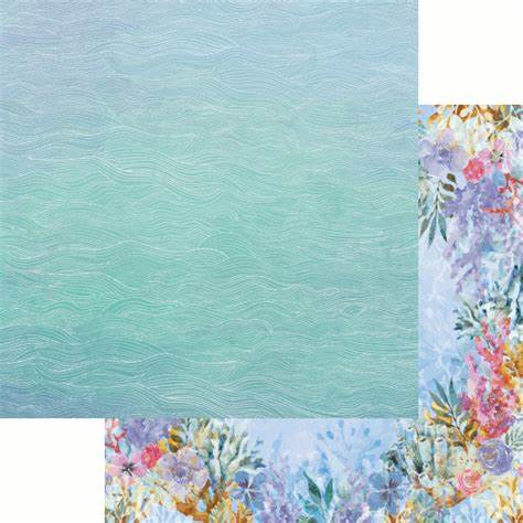 Kaisercraft, Mermaid Tails Collection, Double-Sided Paper 12"X12", Ripples