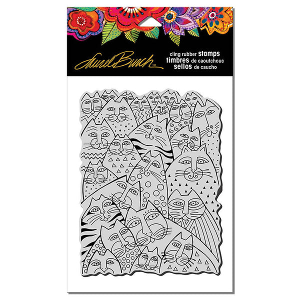 Laurel Burch, Whiskers, Cling Stamp - Scrapbooking Fairies