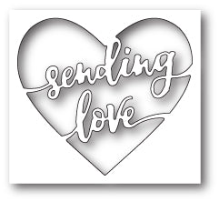 Memory Box, Sending Love Heart, Die - Scrapbooking Fairies