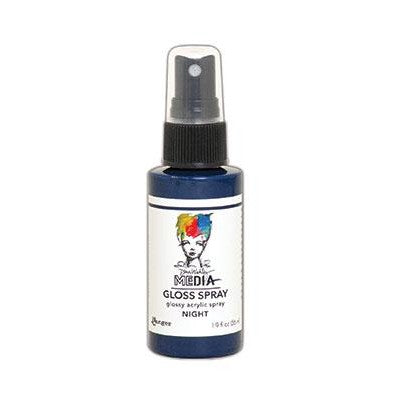 Dina Wakley Media Gloss Sprays 2oz, Night