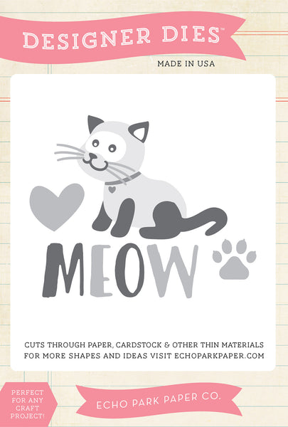 Echo Park, Cat's Meow Die Set - Scrapbooking Fairies