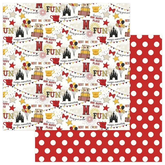 Photo Play, ColorPlay, A Day At The Park, Double-Sided Cardstock 12"x12", Magic Memories