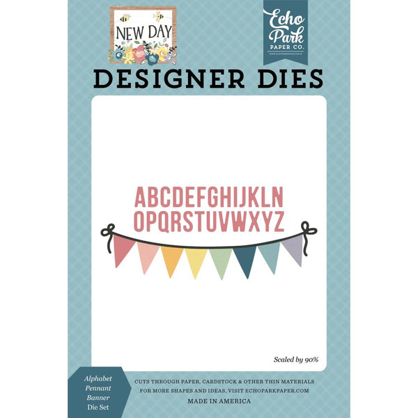 Echo Park Dies, New Day, Alphabet Pennant Banner