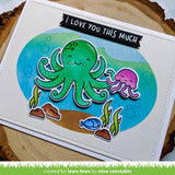 Lawn Fawn, Lawn Clippings Stencils, Ocean Wave