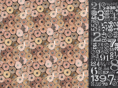 Kaisercraft, Documented 12x12 Scrapbook Paper - Pencils - Scrapbooking Fairies