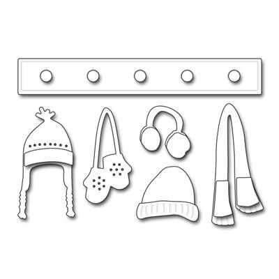 Penny Black Creative Dies, Winter Wardrobe