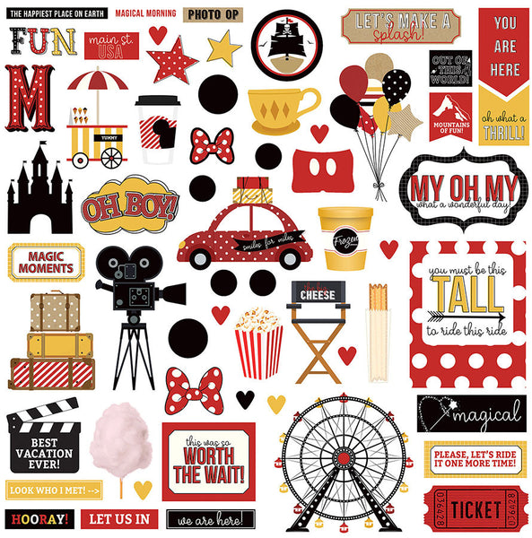 Photo Play, ColorPlay, A Day At The Park Stickers, 12"X12"