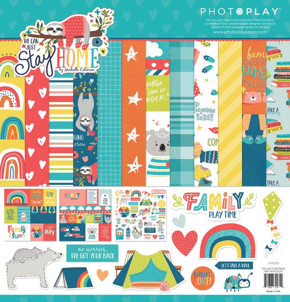 PhotoPlay Collection Pack 12"X12", We Can Just Stay Home