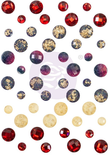 Darcelle Say It In Crystals, Assorted Dots 48/Pkg