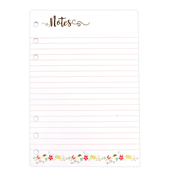Julie Nutting Planner Inserts, Lined Notepad