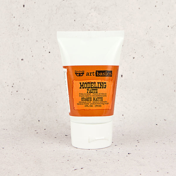 Prima, Art Basics, Modeling Paste, Opaque Matte 2oz.