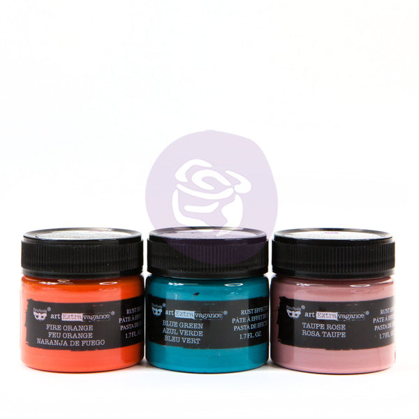 Finnabair Art Extravagance Texture Fantasy Paste 50ml 3/Pkg, Anemone & Coral