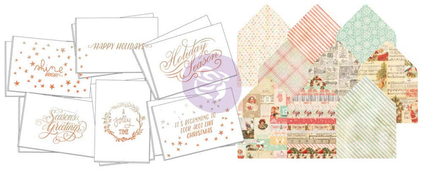 Prima, Watercolor Card Kit, Sweet Peppermint Collection by Frank Garcia, Christmas (27 pieces)