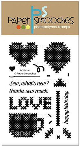 Paper Smooches Clear Stamps 4"X6", In Stitches