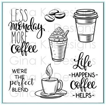Gina K. Designs, Clear Stamps, The Perfect Blend