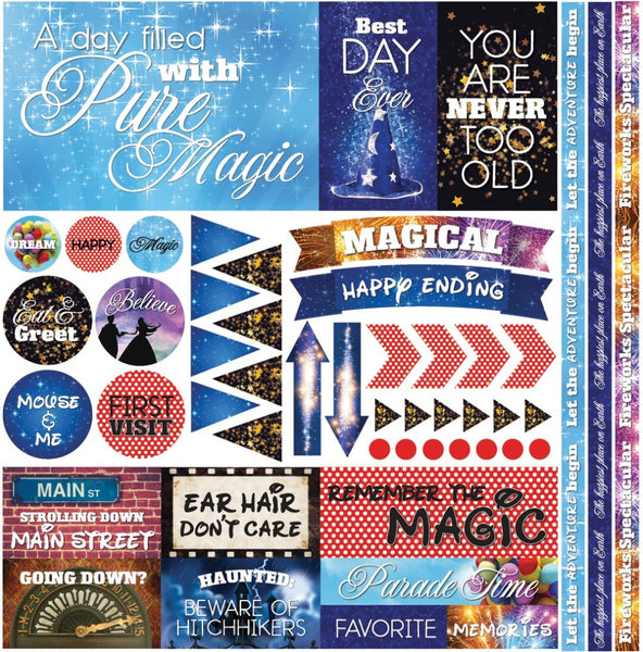 Real Magic, Elements Stickers 12"X12"