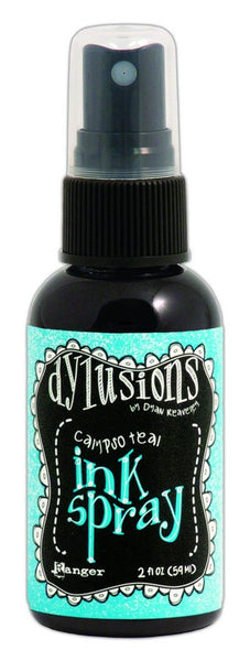 Ranger Dylusions Ink Spray by Dyan Reaveley, Calypso Teal - Scrapbooking Fairies