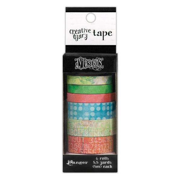 Ranger Dylusions, Creative Dyary, Washi Tape - Scrapbooking Fairies