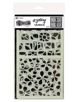 Dyan Reaveley's Dylusions Dyalog Stencil, Doodle It