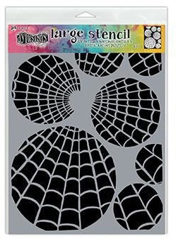 Dyan Reaveley's Dylusions Stencils 9"X12", Oti's Orbs, Large