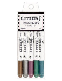 Ranger Letter It Metallic Markers