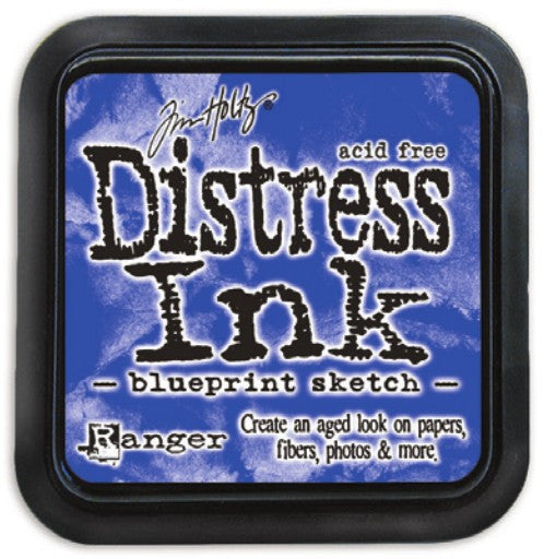 Ranger, Distress Ink Pad, Blueprint Sketch - Scrapbooking Fairies