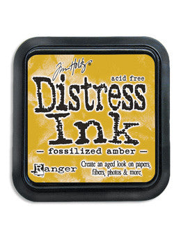 Tim Hotlz Distress Ink Pad, Fossilized Amber