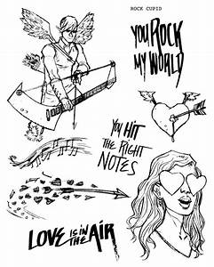 Stampers Anonymous, Brett Weldele, Cling Mount Stamps, Rock Cupid