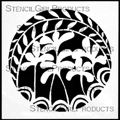 Stencil Girl, Stepping Stone #3, 6"x6" Stencil, Designed by Terri Stegmiller