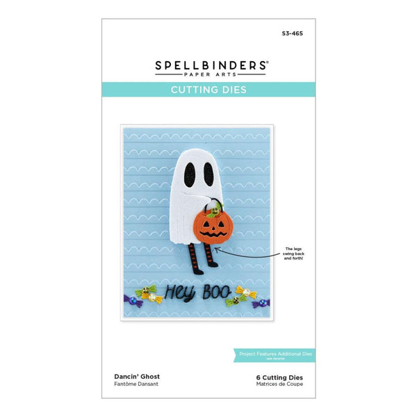 Spellbinders Etched Dies, Dancin' Ghost- Boo Dance Party (S3-465)