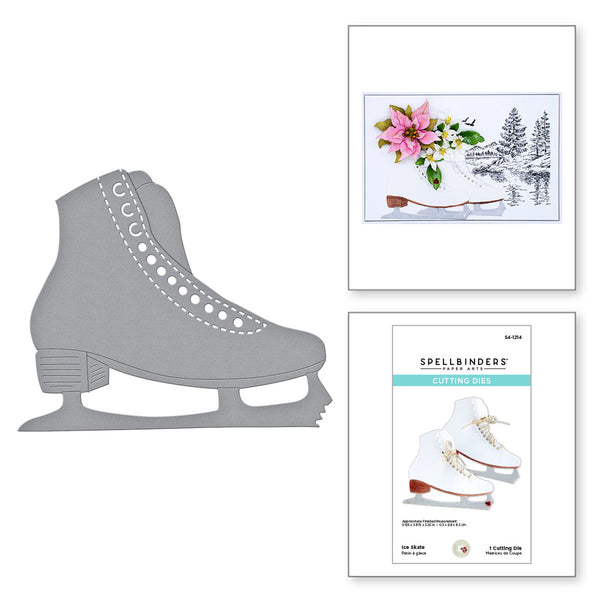 Spellbinders Etched Dies From The Winter Garden Collection By Susan Tierney-Cockburn, Ice Skate