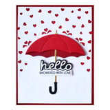 Spellbinders Etched Dies By Vicki Papaioannou, Raining Hearts (S5-559)