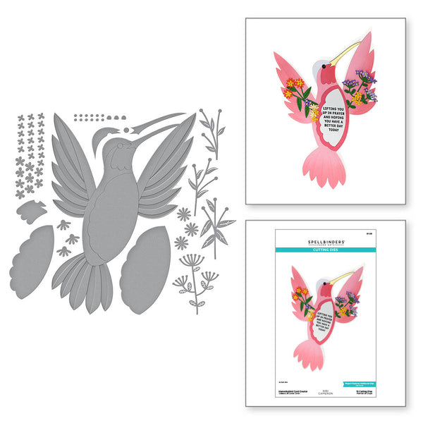 Spellbinders Etched Dies By Bibi Cameron, Hummingbird Card Creator (S7-231)