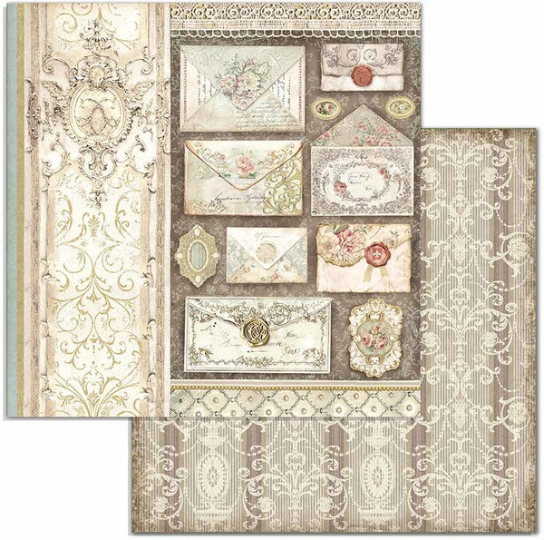 Stamperia Double-Sided Cardstock 12"X12", Princess - Letters