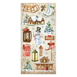 Stamperia Collectables Double-Sided Paper 6"X12" 10/Pkg, Home For The Holidays, 10 Designs/1 Each