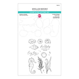 Spellbinders Stamp & Die Set, Seahorse Garden By Dawn Woleslagle (SDS-182)