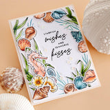 Spellbinders Stamp & Die Set, Seahorse Garden By Dawn Woleslagle (SDS-182)