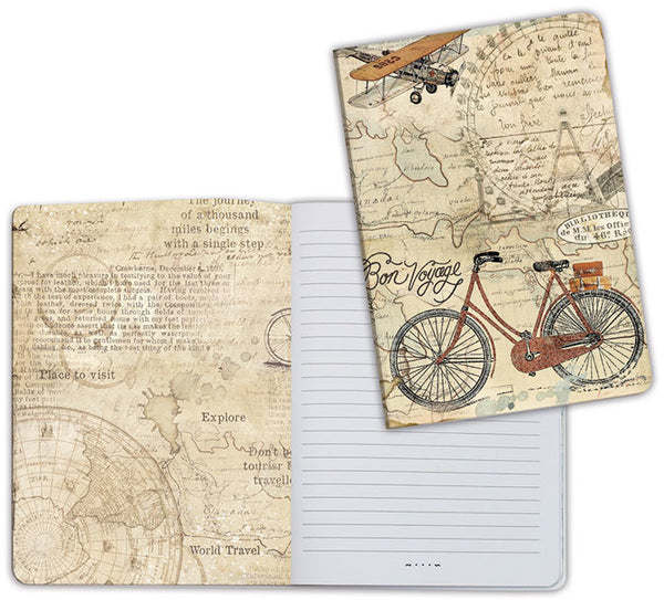 Stamperia, Lined Notebook A5, Bicycle