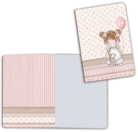 Stamperia, Notebook A6, Baby Girl Balloon