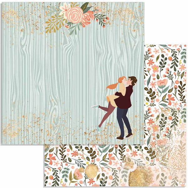 Stamperia Double-Sided Cardstock 12"X12", Lovers, Love Story