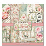 Stamperia, Double-Sided Paper Pad 12"X12" 10/Pkg, House of Roses, 10 Designs/1 Each