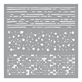 Spellbinders Stencil, Hummingbird Textures (STN-040)