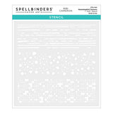 Spellbinders Stencil, Hummingbird Textures (STN-040)