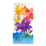 Spellbinders Stencil, Hummingbird Textures (STN-040)