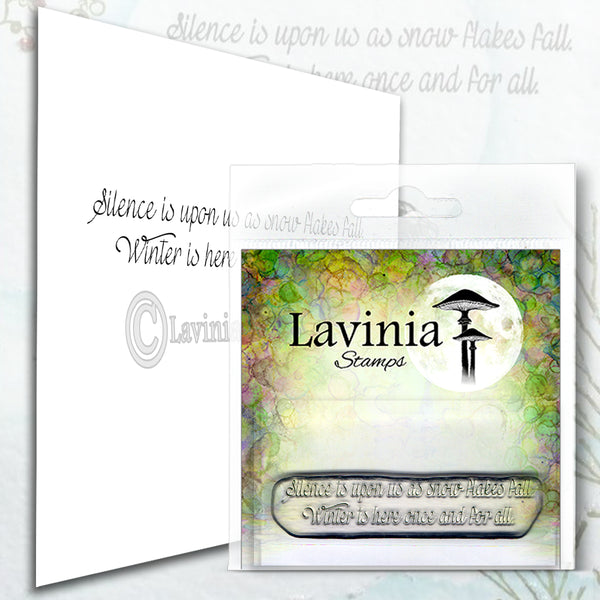 Lavinia Stamp, Silence (LAV576), Clear Stamp