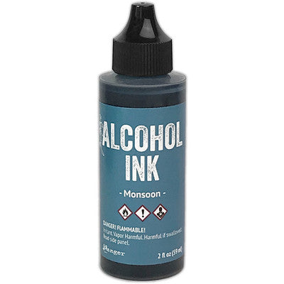 Tim Holtz Alcohol Ink 2oz, Monsoon