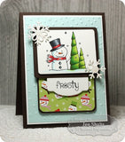 Taylored Expressions, Snowfall, Embossing Folder - Scrapbooking Fairies