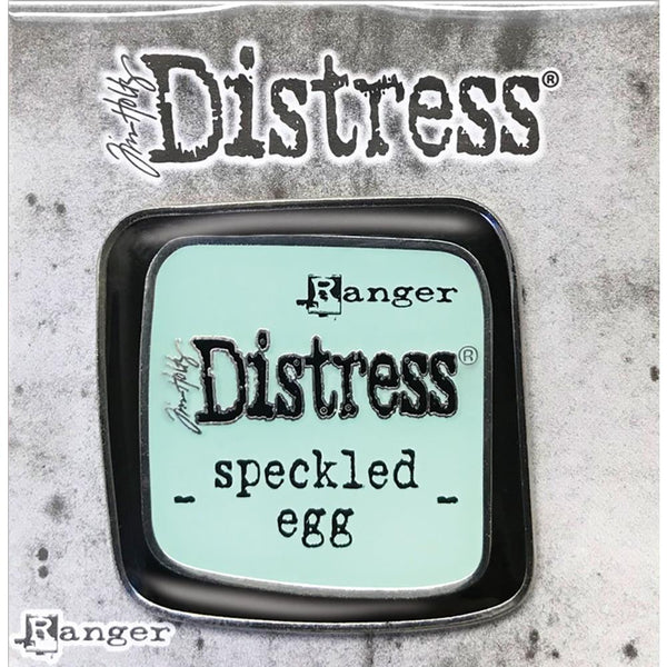 Tim Holtz Distress Enamel Collector Pin, Speckled Egg