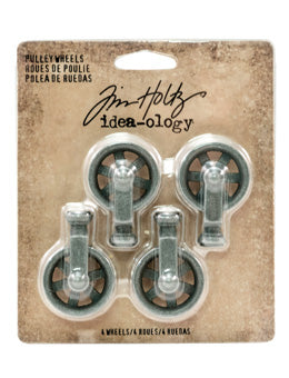 Tim Holtz Idea Ology Mini Pulley Wheels Scrapbooking Fairies